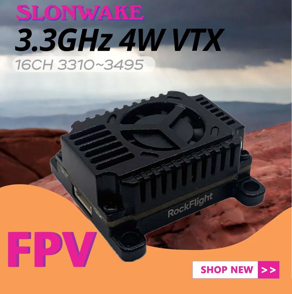SLONWAKE FPV 3.3G 16CH 4000mW  - Fpv Drone Vtx recension och pris