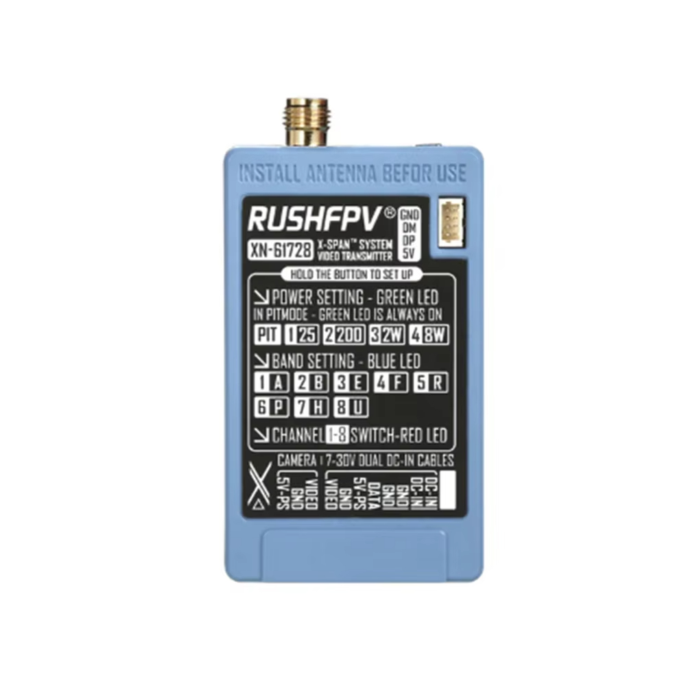 RUSHFPV 6.1‑7.2G 8W X61728 VTX - Fpv Drone Vtx recension och pris