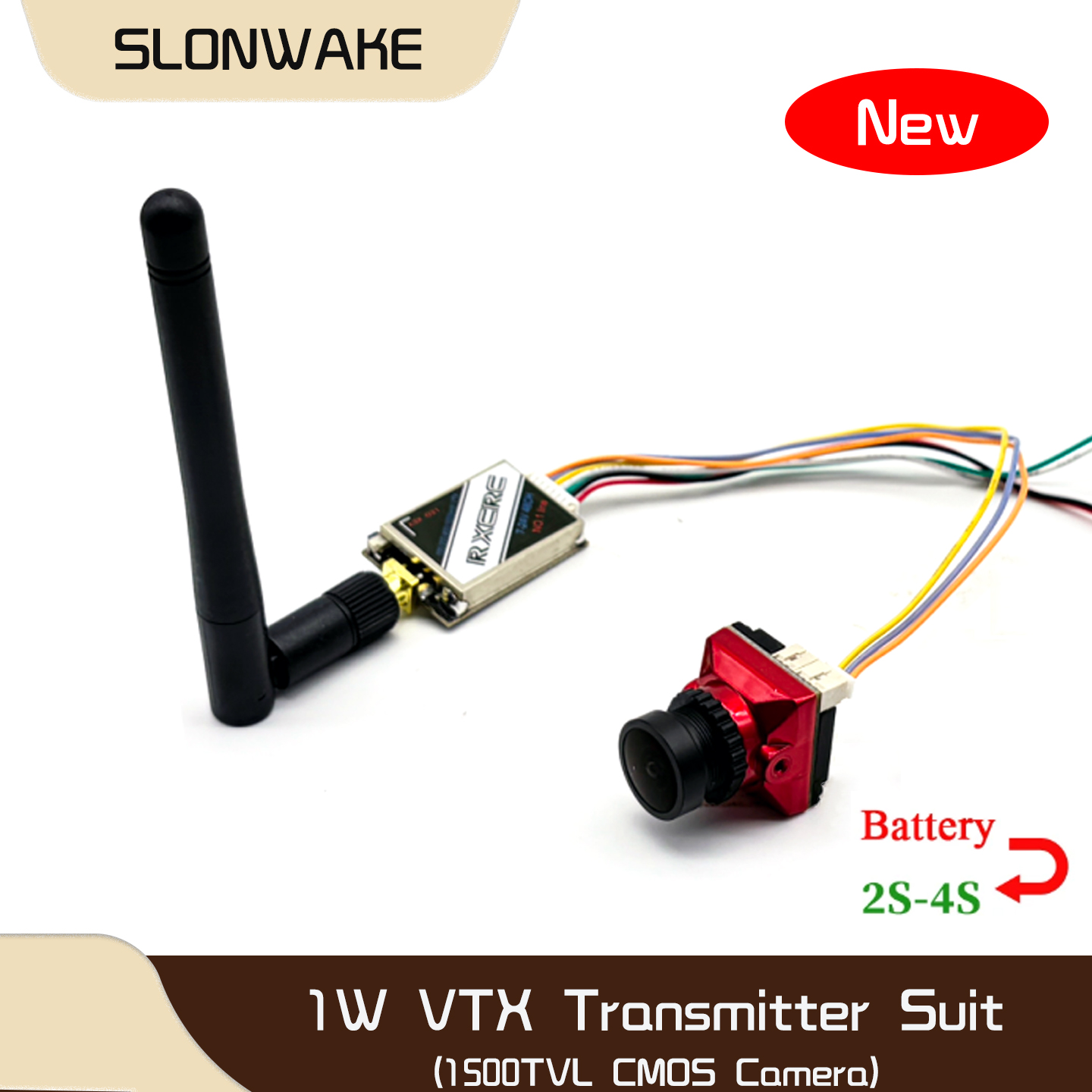 SLONWAKE  5.8G 48CH 1W VTX 100 - Fpv Drone Vtx recension och pris