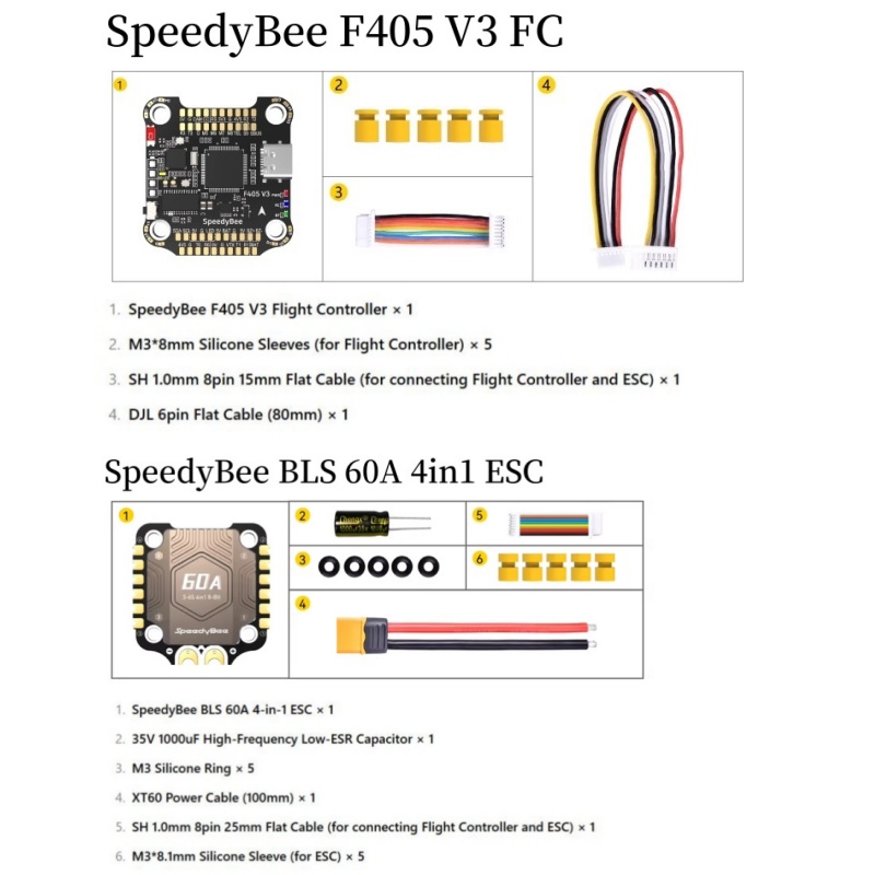 SpeedyBee F4 F405 V4 55A BLS 3 - Betaflight Fc F4 recension och pris