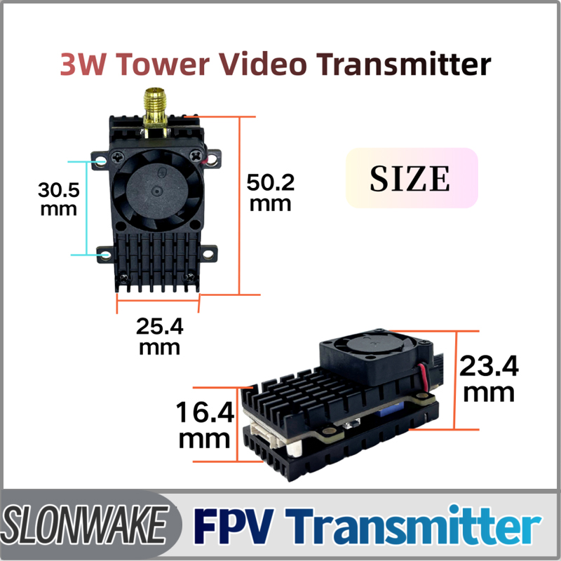 SLONWAKE 5.8G 3000mW Simulatio - Fpv Drone Vtx recension och pris